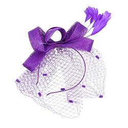 Hochzeitsschleier-Stirnband, Hochzeits-Haarschmuck für Frauen, Hochzeitsschleier, Haarbänder für Damen, Haarschleife, Stirnband, Damen-Stirnband, Hochzeit, Party, Kopfbedeckung von GaRcan