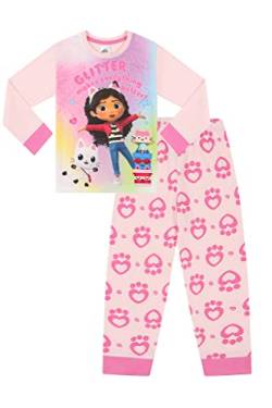 Gabby's Dollhouse Mädchen Glitzer macht alles besser, langes rosa Pyjama-Set, rose, 3-4 Jahre von Gabby's Dollhouse