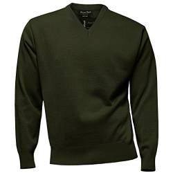 GabicciHerren Pullover, Einfarbig Grün Olive von Gabicci