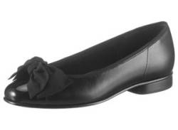Ballerina GABOR Gr. 35, schwarz Damen Schuhe Ballerinas Flats, Kitten Heel, Festliche mit aufwendiger Schleife von Gabor