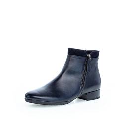 Gabor Damen Ankle Boots, Frauen Stiefeletten,Komfortable Mehrweite (H),bootee,booties,halbstiefel,kurzstiefel,midnight (Flausch),37.5 EU / 4.5 UK von Gabor