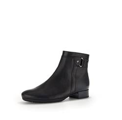 Gabor Damen Ankle Boots, Frauen Stiefeletten,Komfortable Mehrweite (H),booties,halbstiefel,kurzstiefel,schwarz (Micro),39 EU / 6 UK von Gabor