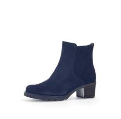 Gabor Damen Ankle Boots, Frauen Stiefeletten,Moderate Mehrweite (G),gefüttert,winterstiefeletten,stiefel,dark-blue(Flausch),38.5 EU / 5.5 UK von Gabor