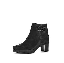 Gabor Damen Ankle Boots, Frauen Stiefeletten,Moderate Mehrweite (G),gefüttert,winterstiefeletten,stiefel,schwarz (Mel./uni),37 EU / 4 UK von Gabor