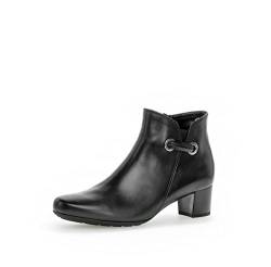 Gabor Damen Ankle Boots, Frauen Stiefeletten,Moderate Mehrweite (G),kurzstiefel,uebergangsschuhe,schwarz (Micro),37 EU / 4 UK von Gabor