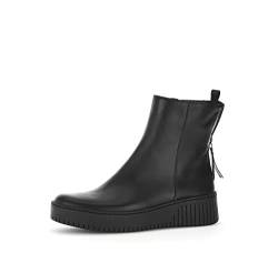 Gabor Damen Biker Boots, Frauen Stiefeletten,Wechselfußbett,Best Fitting,kurzstiefel,uebergangsschuhe,schwarz (schwarz),38 EU / 5 UK von Gabor