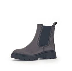 Gabor Damen Chelsea Boots, Frauen Stiefeletten,Wechselfußbett,Best Fitting,booties,halbstiefel,kurzstiefel,pepper/schwarz,38 EU / 5 UK von Gabor