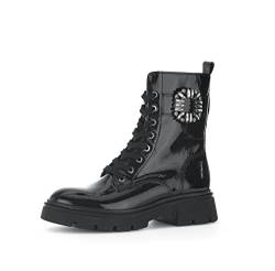 Gabor Damen Combat Boots, Frauen Stiefeletten,Wechselfußbett,Best Fitting,gefüttert,stiefel,bootee,booties,halbstiefel,schwarz,38.5 EU / 5.5 UK von Gabor