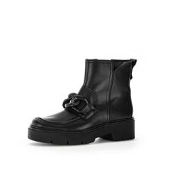 Gabor Damen Combat Boots, Frauen Stiefeletten,Wechselfußbett,Best Fitting,schnürstiefel,stiefel,bootee,booties,schwarz (uni),37 EU / 4 UK von Gabor