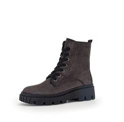 Gabor Damen Combat Boots, Frauen Stiefeletten,Wechselfußbett,Best Fitting,schnürstiefel,winterstiefel,warm,pepper (schwarz),37 EU / 4 UK von Gabor