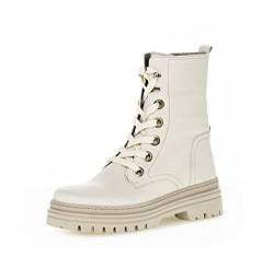 Gabor Damen Combat Boots, Frauen Stiefeletten,Wechselfußbett,Best Fitting,stiefel,bootee,booties,halbstiefel,panna (panna),41 EU / 7.5 UK von Gabor
