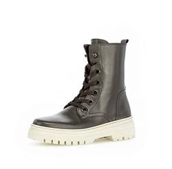 Gabor Damen Combat Boots, Frauen Stiefeletten,Wechselfußbett,Best Fitting,uebergangsstiefel,schnürstiefel,Winterstiefel,schwarz(dust),40 EU / 6.5 UK von Gabor