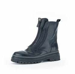 Gabor Damen Combat Boots, Frauen Stiefeletten,Wechselfußbett,Best Fitting,winterstiefel,winterschuhe,warm,schwarz(altsi/weis,37.5 EU / 4.5 UK von Gabor
