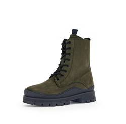 Gabor Damen Combat Boots, Frauen Stiefeletten,Wechselfußbett,Moderate Mehrweite (G),uebergangsschuhe,military/schw(Mic),38 EU / 5 UK von Gabor