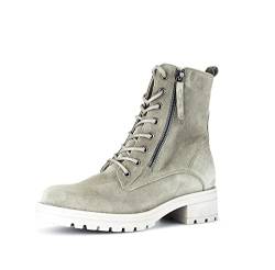 Gabor Damen Combat Boots, Frauen Stiefeletten,Wechselfußbett,Moderate Mehrweite (G),winterstiefel,winterschuhe,salvia (Flausch),38.5 EU / 5.5 UK von Gabor