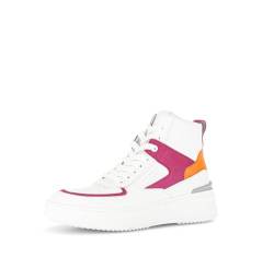 Gabor Damen High-Top Sneaker, Frauen Halbschuhe,Sneaker-Stiefel,straßenschuhe,Strassenschuhe,Sportschuhe,Weiss/pink/Jelly,42 EU / 8 UK von Gabor