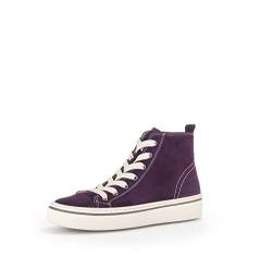 Gabor Damen High-Top Sneaker, Frauen Halbschuhe,Wechselfußbett,Best Fitting,Laufschuhe,schnürschuhe,schnürer,Dark-Orchid(Panna),40 EU / 6.5 UK von Gabor