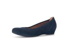 Gabor Damen Keilpumps, Frauen Absatzschuhe,Leichte Mehrweite (G),stoeckelschuhe,Ausgehschuhe,Court Shoes,Keilabsatz,Dark-Blue,40.5 EU / 7 UK von Gabor