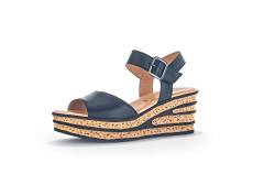 Gabor Damen Keilsandalen, Frauen Sandalen,Best Fitting,keilsandaletten,keilabsatz,wedge-heel,sommerschuhe,freizeitschuhe,schwarz,38 EU / 5 UK von Gabor