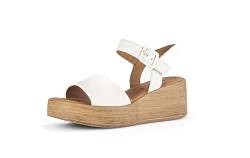 Gabor Damen Keilsandalen, Frauen Sandalen,Best Fitting,strandschuhe,keilsandaletten,keilabsatz,wedge-heel,hoch,latte (holz),38 EU / 5 UK von Gabor