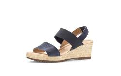 Gabor Damen Keilsandalen, Frauen Sandalen,Moderate Mehrweite (G),keilabsatz,wedge-heel,hoch,sommerschuhe,freizeitschuhe,river,40.5 EU / 7 UK von Gabor