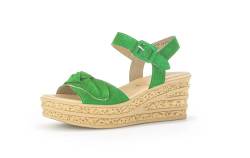 Gabor Damen Keilsandalen, Frauen Sandalen,strandschuhe,keilsandaletten,keilabsatz,wedge-heel,hoch,sommerschuhe,offene schuhe,verde,36 EU / 3.5 UK von Gabor