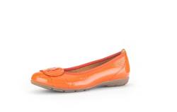 Gabor Damen Klassische Ballerinas, Frauen Flats,Ausgehschuhe,Abendschuhe,Slip-ons,klassisch elegant,Ballerinen,Pumps,flach,Pumpkin,36 EU / 3.5 UK von Gabor