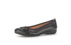 Gabor Damen Klassische Ballerinas, Frauen Flats,Halbschuhe,Sommerschuhe,Slipper,Ballerina-Schuhe,Ballett-Schuhe,schwarz Kombi,39 EU / 6 UK von Gabor