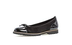 Gabor Damen Klassische Ballerinas, Frauen Flats,Pumps,Halbschuhe,Sommerschuhe,Slipper,Ballerina-Schuhe,flach,schwarz (Cognac),37 EU / 4 UK von Gabor