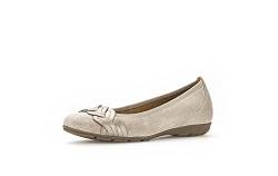 Gabor Damen Klassische Ballerinas, Frauen Flats,Slip-ons,klassisch elegant,Ballerinen,Pumps,Halbschuhe,Sommerschuhe,Visone/Mutaro,37 EU / 4 UK von Gabor