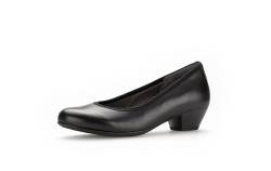 Gabor Damen Klassische Pumps | Frauen Absatzschuhe | Wechselfußbett | Komfortable Mehrweite (H) | Court Shoes | schwarz (fumo) | 40 EU - 6.5 UK von Gabor