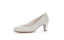 Gabor Damen Klassische Pumps | Frauen Absatzschuhe | hochhackige Schuhe | stoeckelschuhe | Abendschuhe | Court Shoes | Silber | 41 EU - 7.5 UK von Gabor