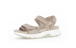 Gabor Damen Klassische Sandalen, Frauen Sandalen,Wechselfußbett,Moderate Mehrweite (G),strandschuhe,sandaletten,bequem,leinen,37.5 EU / 4.5 UK von Gabor