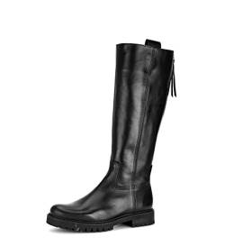 Gabor Damen Klassische Stiefel, Frauen Stiefel,Wechselfußbett,Komfortable Mehrweite (H),uebergangsstiefel,schwarz (Flausch),40 EU / 6.5 UK von Gabor