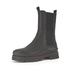 Gabor Damen Klassische Stiefeletten, Frauen Stiefeletten,Wechselfußbett,Moderate Mehrweite (G),schwarz (Micro),38.5 EU / 5.5 UK von Gabor