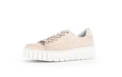 Gabor Damen Low-Top Sneaker, Frauen Halbschuhe,Komfortable Mehrweite (H),schnürschuhe,schnürer,Plateausohle,straßenschuhe,Oak,38.5 EU / 5.5 UK von Gabor