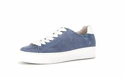 Gabor Damen Low-Top Sneaker, Frauen Halbschuhe,Leichte Mehrweite (G),schnürschuhe,Plateausohle,straßenschuhe,Heaven/Weiss,38 EU / 5 UK von Gabor