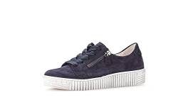 Gabor Damen Low-Top Sneaker, Frauen Halbschuhe,Wechselfußbett,Best Fitting,Strassenschuhe,Sportschuhe,Turnschuhe,Atlantik (Weiss),37 EU / 4 UK von Gabor