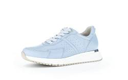 Gabor Damen Low-Top Sneaker, Frauen Halbschuhe,Wechselfußbett,Komfortable Mehrweite (H),straßenschuhe,Strassenschuhe,Sky,40 EU / 6.5 UK von Gabor