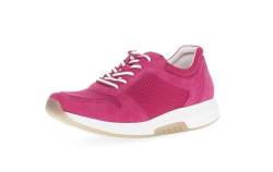 Gabor Damen Low-Top Sneaker, Frauen Halbschuhe,Wechselfußbett,Laufschuhe,schnürschuhe,schnürer,Plateausohle,Sportschuhe,Fuxia,40 EU / 6.5 UK von Gabor