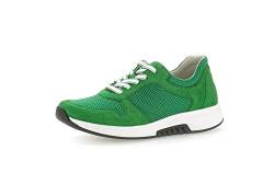 Gabor Damen Low-Top Sneaker, Frauen Halbschuhe,Wechselfußbett,schnürschuhe,schnürer,Plateausohle,straßenschuhe,Verde,37 EU / 4 UK von Gabor