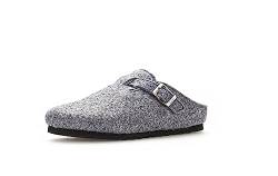 Gabor Damen Pantoletten, Frauen Hausschuhe,gaeste-Hausschuhe,Home-Slipper,House-Slipper,drinnen,Indoor,daheim,zuhause,Slides,grau,38 EU / 5 UK von Gabor