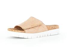 Gabor Damen Pantoletten, Frauen Slip On,Best Fitting,Backless Slipper,Gartenschuhe,Sommerschuhe,sommerclogs,Sandalen,Nude (Kork),37 EU / 4 UK von Gabor