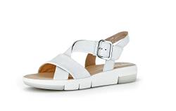 Gabor Damen Plateausandalen, Frauen Sandalen,plateau-sohle,dicke sohle,breite sohle,hohe sohle,sommerschuhe,freizeitschuhe,weiss,38 EU / 5 UK von Gabor