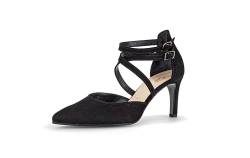 Gabor Damen Riemchen Pumps, Frauen Absatzschuhe,Heels,hochhackige Schuhe,stoeckelschuhe,Ausgehschuhe,Abendschuhe,schwarz,38.5 EU / 5.5 UK von Gabor