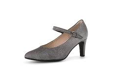 Gabor Damen Riemchen Pumps, Frauen Absatzschuhe,hochhackige Schuhe,Ausgehschuhe,Abendschuhe,Court Shoes,stöckelschuhe,Argento,37 EU / 4 UK von Gabor