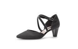 Gabor Damen Riemchen Pumps | Frauen Absatzschuhe | Sandaletten | überkreuzte Riemchen | feine halteriemen | elegant | high Heels | schwarz | 40 EU - 6.5 UK von Gabor