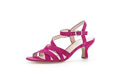 Gabor Damen Riemchensandalen, Frauen Sandalen,riemchen,halteriemen,sommerschuhe,freizeitschuhe,offene schuhe,strandschuhe,pink,37.5 EU / 4.5 UK von Gabor