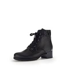 Gabor Damen Schnürstiefeletten, Frauen Schnürboots,Wechselfußbett,Best Fitting,kurzstiefel,uebergangsschuhe,schwarz,38 EU / 5 UK von Gabor