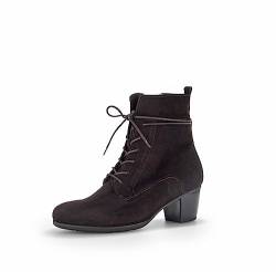 Gabor Damen Schnürstiefeletten, Frauen Stiefeletten,Wechselfußbett,Best Fitting,uebergangsstiefel,schnürboots,boots,chocolate,40 EU / 6.5 UK von Gabor